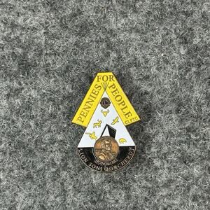 Vtg Lions Club 2001 Sacagawea Dollar Coin Pin Back Pin-CLPTC- Pennies For People